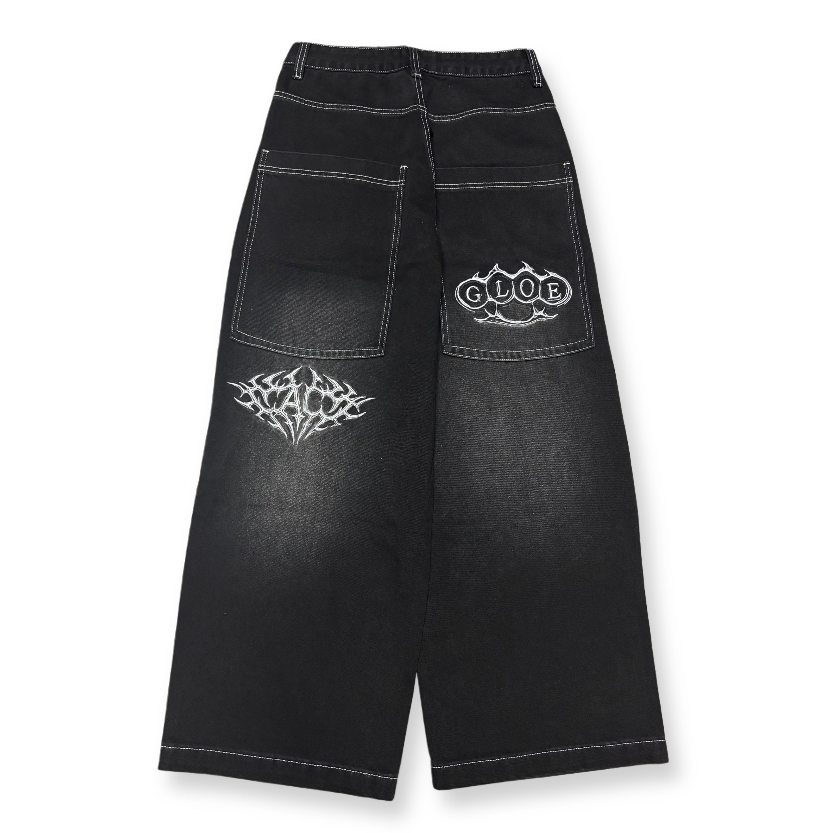 Gloe x AC Jeans Black | Alternative Denim Collab | Angel Cutlass ...