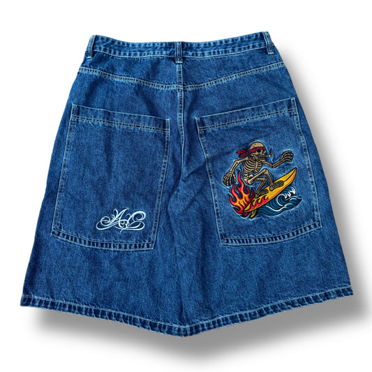 Gloe x AC Jorts Blue